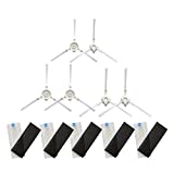 Accesorios para aspiradoras Filtro de cepillo lateral Compatible con Moneual Mbot 900 Accesorios para aspiradoras para repuestos Accesorios a juego